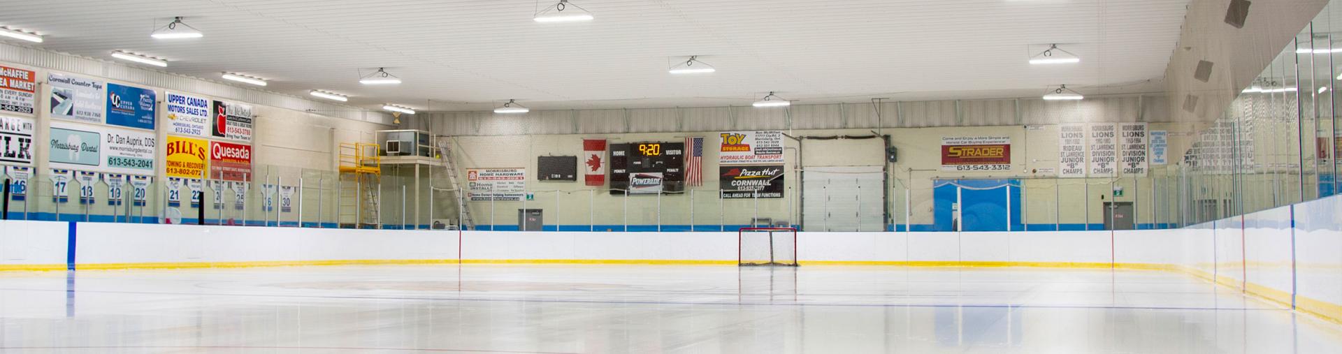 Morrisburg Arena ice surface