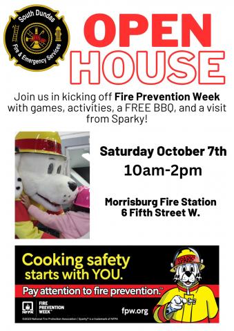 fire prevention week open house